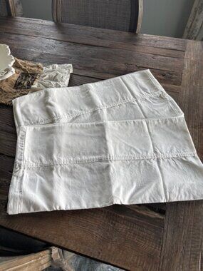 Set of two NEW Charisma King 100% cotton sateen white pillowcases - REDUCED!
